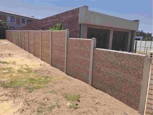 Pebble stone precast wall 3